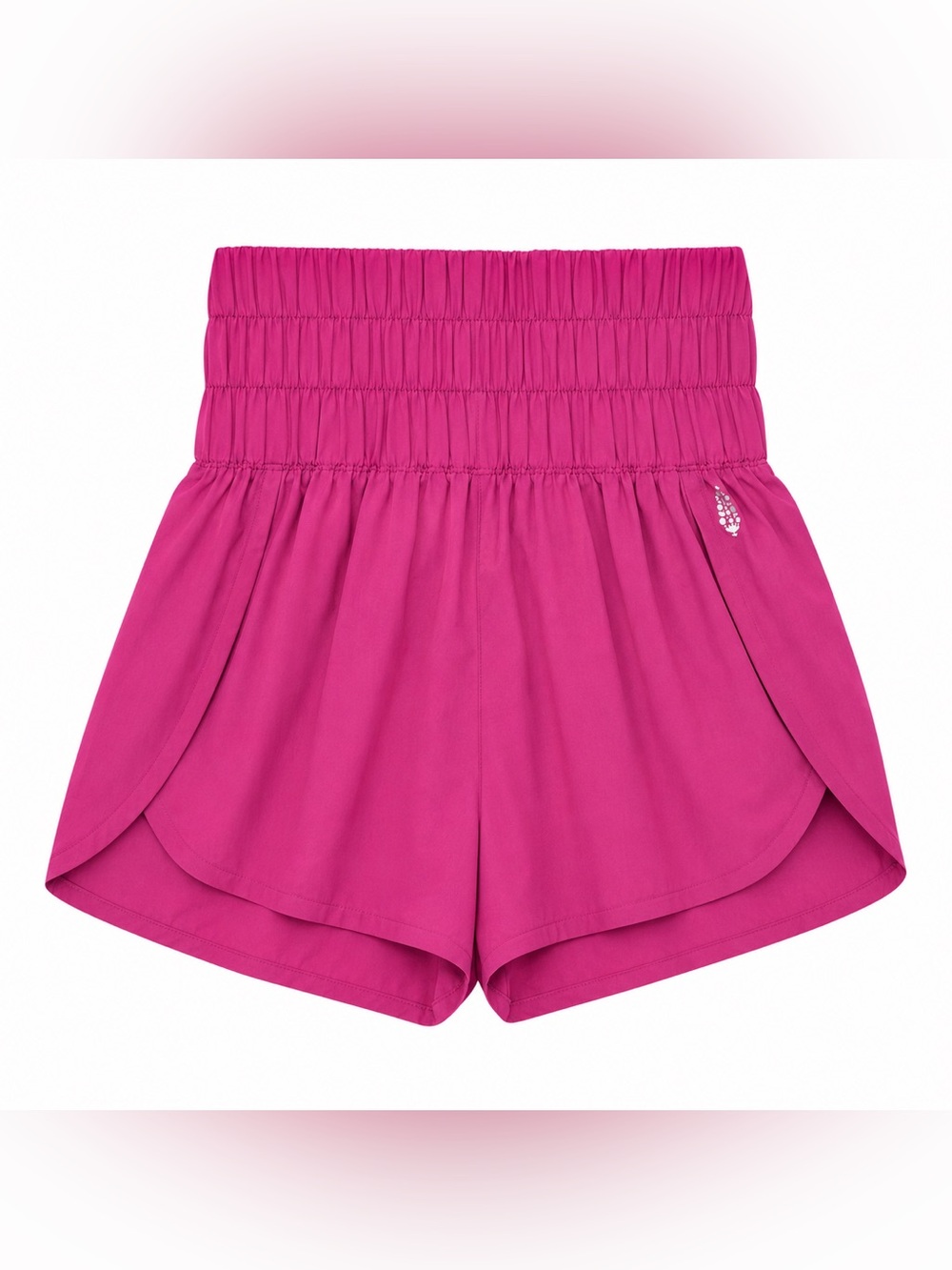Free People Movement Hot Shot Pink Smocked Running Shorts XS